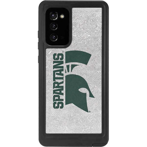 Michigan State University Spartans Half Logo Galaxy Note20 5G Waterproof Case