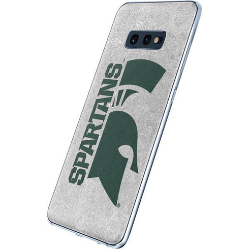 Michigan State University Spartans Half Logo Galaxy S10e Skin