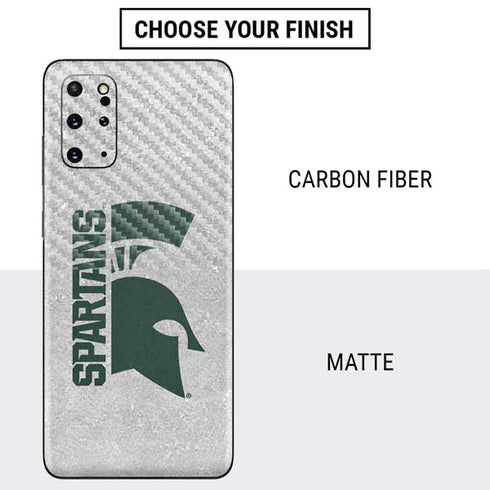 Michigan State University Spartans Half Logo Galaxy S20 Plus Skin