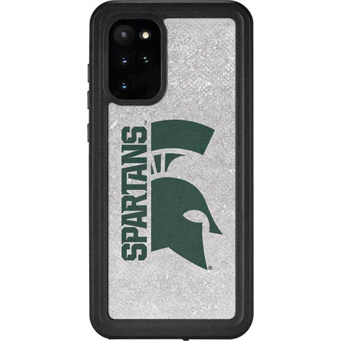 Michigan State University Spartans Half Logo Galaxy S20 Plus Waterproof Case