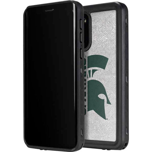 Michigan State University Spartans Half Logo Galaxy S20 Plus Waterproof Case