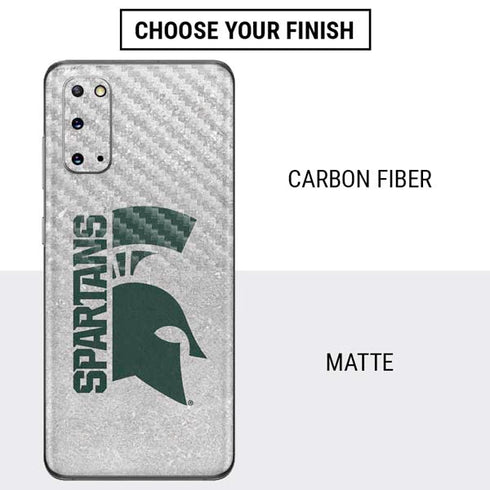Michigan State University Spartans Half Logo Galaxy S20 Skin