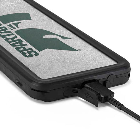 Michigan State University Spartans Half Logo Galaxy S20 Waterproof Case