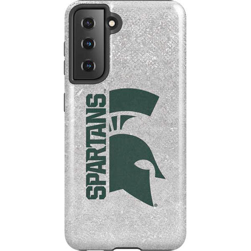 Michigan State University Spartans Half Logo Galaxy S21 5G Pro Case