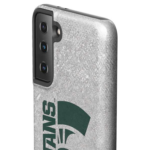 Michigan State University Spartans Half Logo Galaxy S21 FE Pro Case