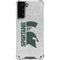 Michigan State University Spartans Half Logo Galaxy S21 Plus 5G Clear Case