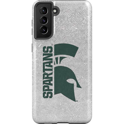 Michigan State University Spartans Half Logo Galaxy S21 Plus 5G Pro Case