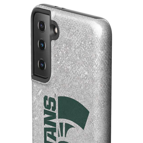 Michigan State University Spartans Half Logo Galaxy S21 Plus 5G Pro Case