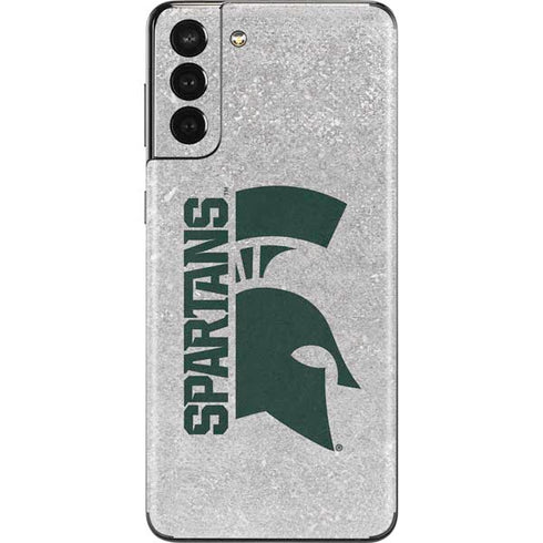 Michigan State University Spartans Half Logo Galaxy S21 Plus 5G Skin