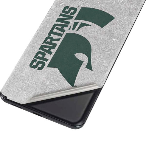 Michigan State University Spartans Half Logo Galaxy S21 Plus 5G Skin