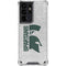 Michigan State University Spartans Half Logo Galaxy S21 Ultra 5G Clear Case
