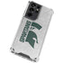 Michigan State University Spartans Half Logo Galaxy S21 Ultra 5G Clear Case