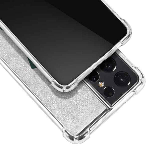 Michigan State University Spartans Half Logo Galaxy S21 Ultra 5G Clear Case
