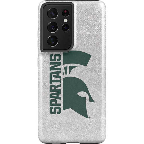 Michigan State University Spartans Half Logo Galaxy S21 Ultra 5G Pro Case