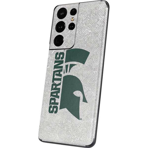 Michigan State University Spartans Half Logo Galaxy S21 Ultra 5G Skin