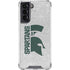 Michigan State University Spartans Half Logo Galaxy S22 Clear Case
