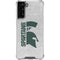 Michigan State University Spartans Half Logo Galaxy S22 Plus Clear Case