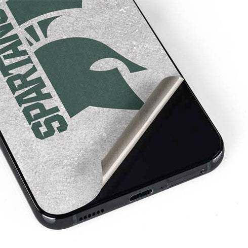 Michigan State University Spartans Half Logo Galaxy S22 Plus Skin