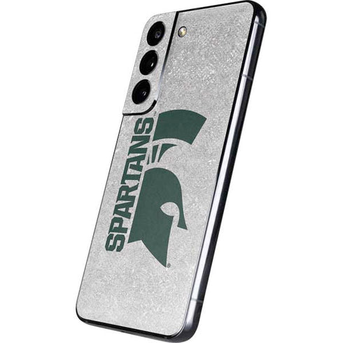 Michigan State University Spartans Half Logo Galaxy S22 Skin