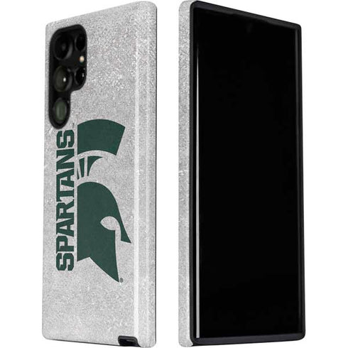 Michigan State University Spartans Half Logo Galaxy S22 Ultra Pro Case