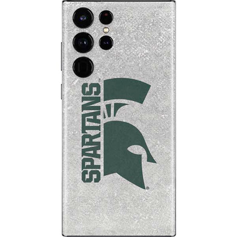 Michigan State University Spartans Half Logo Galaxy S22 Ultra Skin