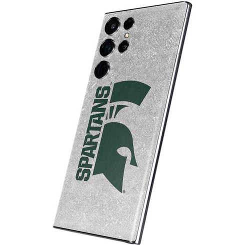 Michigan State University Spartans Half Logo Galaxy S22 Ultra Skin