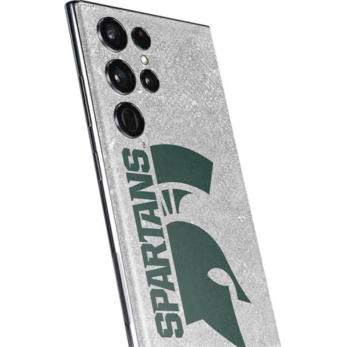 Michigan State University Spartans Half Logo Galaxy S22 Ultra Skin