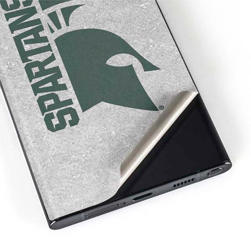Michigan State University Spartans Half Logo Galaxy S22 Ultra Skin