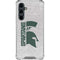 Michigan State University Spartans Half Logo Galaxy S23 FE Clear Case