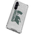 Michigan State University Spartans Half Logo Galaxy S23 FE Clear Case