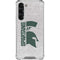 Michigan State University Spartans Half Logo Galaxy S23 Plus Clear Case
