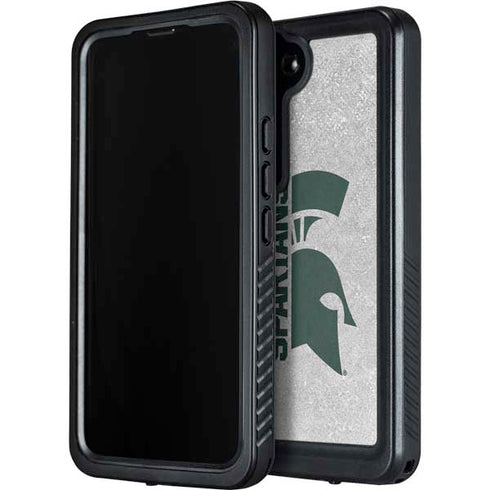Michigan State University Spartans Half Logo Galaxy S23 Plus Waterproof Case