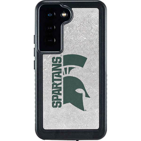 Michigan State University Spartans Half Logo Galaxy S23 Waterproof Case
