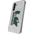 Michigan State University Spartans Half Logo Galaxy S24 Plus Clear Case