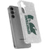 Michigan State University Spartans Half Logo Galaxy S24 Plus Clear Case
