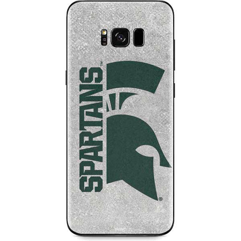 Michigan State University Spartans Half Logo Galaxy S8 Skin