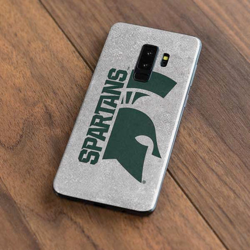 Michigan State University Spartans Half Logo Galaxy S9 Plus Skin
