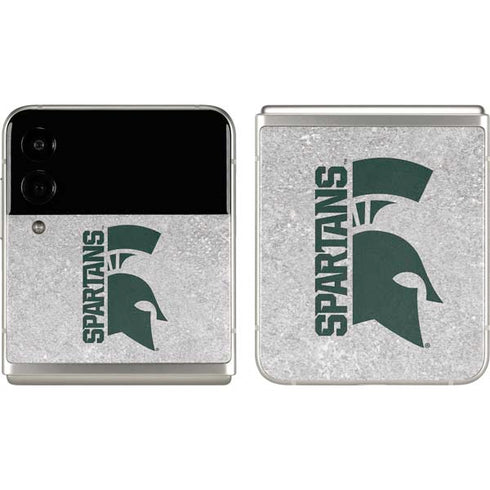 Michigan State University Spartans Half Logo Galaxy Z Flip3 5G Skin