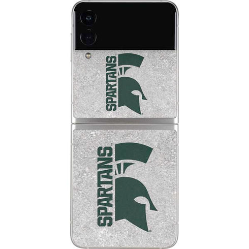 Michigan State University Spartans Half Logo Galaxy Z Flip3 5G Skin