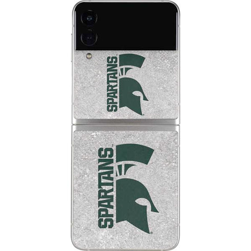 Michigan State University Spartans Half Logo Galaxy Z Flip4 5G Skin