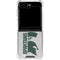 Michigan State University Spartans Half Logo Galaxy Z Flip5 5G Clear Case
