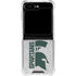 Michigan State University Spartans Half Logo Galaxy Z Flip5 5G Clear Case
