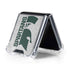 Michigan State University Spartans Half Logo Galaxy Z Flip5 5G Clear Case