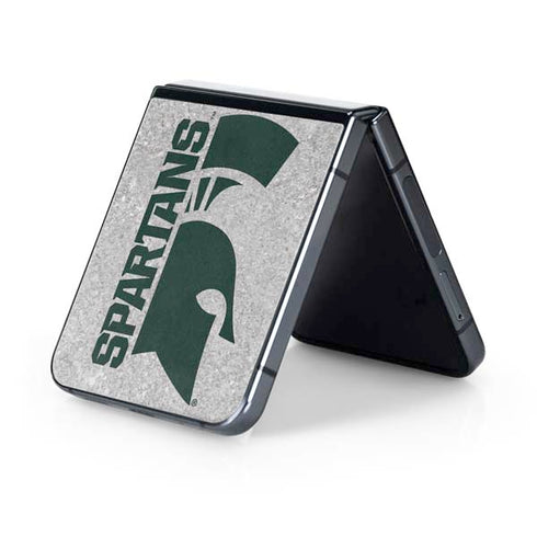 Michigan State University Spartans Half Logo Galaxy Z Flip5 5G Skin