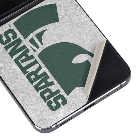 Michigan State University Spartans Half Logo Galaxy Z Flip5 5G Skin