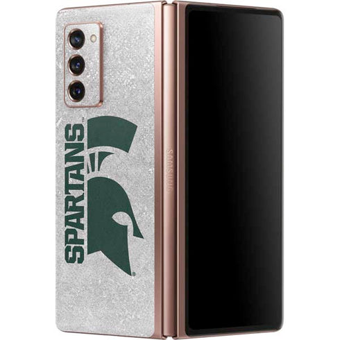Michigan State University Spartans Half Logo Galaxy Z Fold2 5G Skin