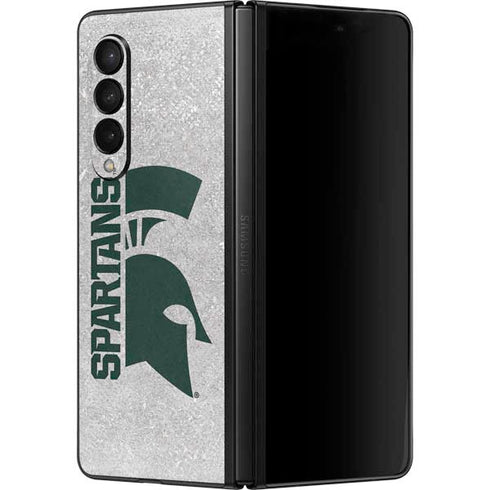Michigan State University Spartans Half Logo Galaxy Z Fold3 5G Skin