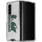 Michigan State University Spartans Half Logo Galaxy Z Fold4 5G Clear Case