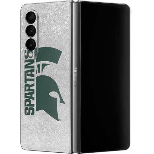 Michigan State University Spartans Half Logo Galaxy Z Fold4 5G Skin