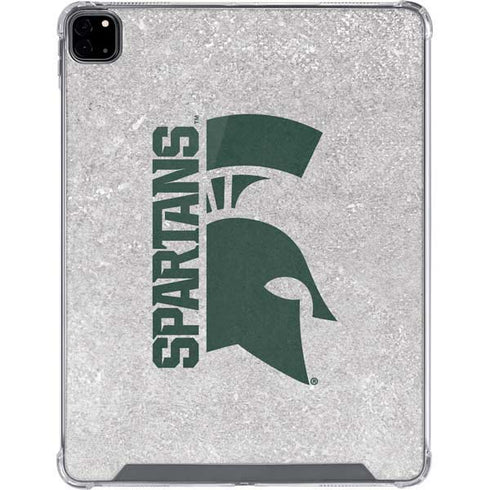 Michigan State University Spartans Half Logo iPad Pro 12.9in (2020) Clear Case